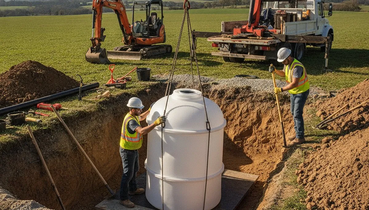 Septic tank installation for Oak Park, IL homes by On Call Plumbers